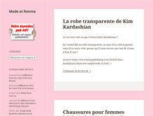 Tablet Screenshot of mode-et-femme.com